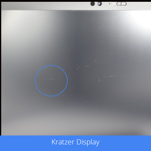 Gut: Kratzer Display