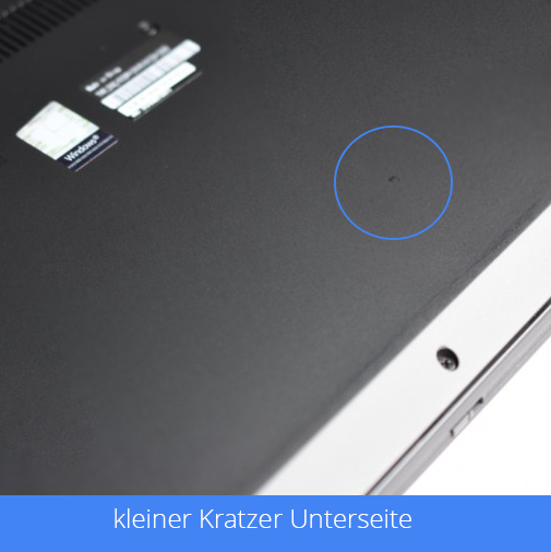 Wie neu: kleiner Kratzer Unterseite