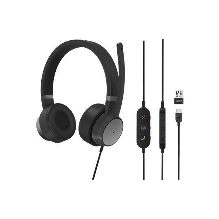 
Lenovo Go Wired ANC Headset (Thunder Black) 4XD1C99223