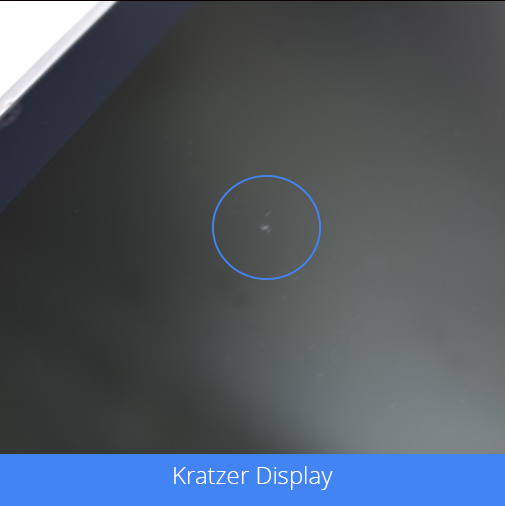 Gut: Kratzer Display