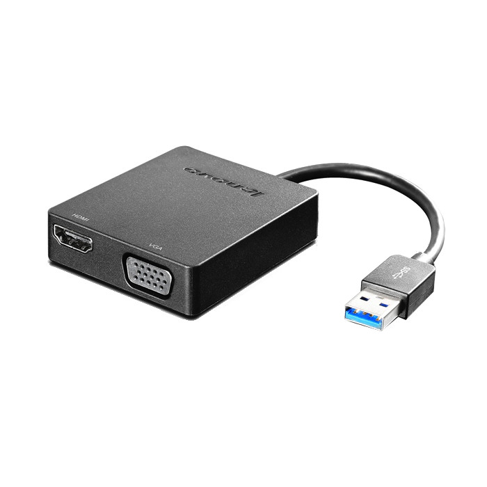 
Lenovo USB 3.0 auf VGA/HDMI Universaladapter 4X90H20061