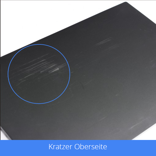 Akzeptabel: Kratzer Oberseite