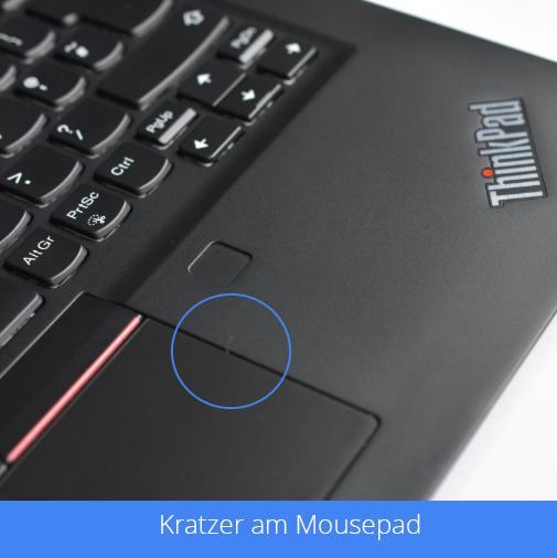 Gut: Kratzer am Mousepad