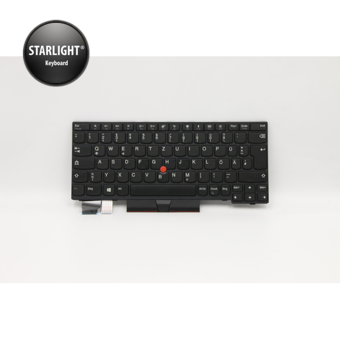 
Lenovo Tastatur X280/A285 Deutsch Backlit (Starlight)